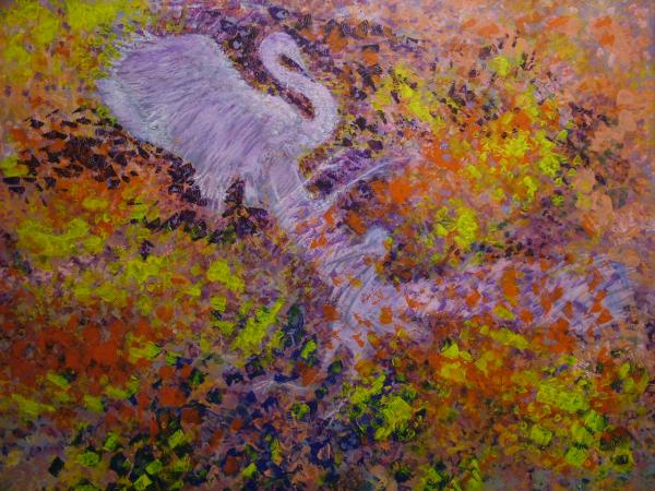 Dancing Herons