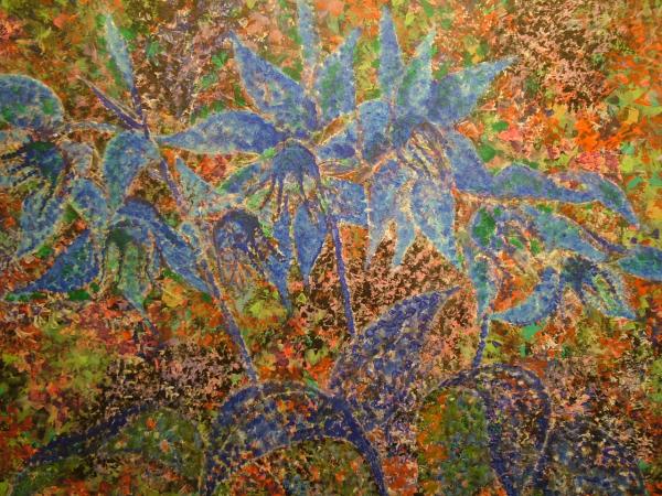 Cyan Flowers