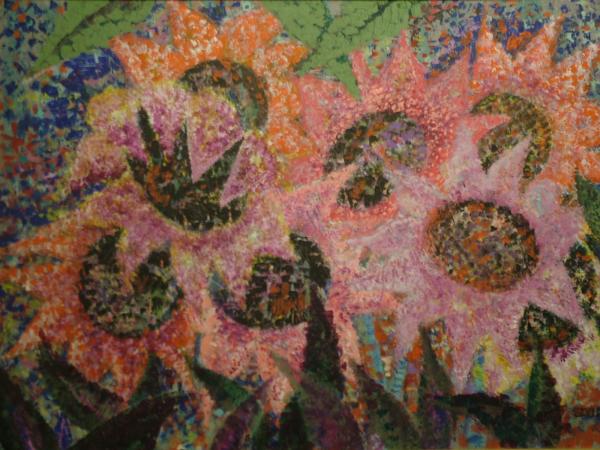 Pink Sunflowers