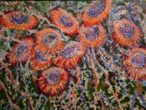 Red Sunflowers