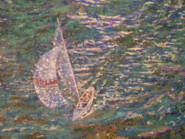 Sailboat in the Blue